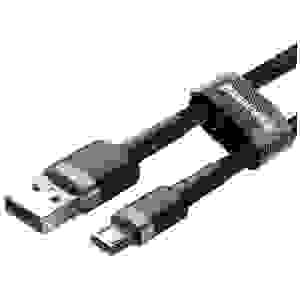 Baseus Micro USB Cafule Cable 2.4A 1m Gray + Black (CAMKLF-BG1)