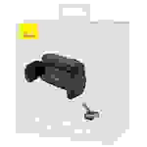 Baseus Car Mount T-Space Solar Electric Phone Holder (5.4 to 6.7 inch) Black (C40351300111-00) - Image 2