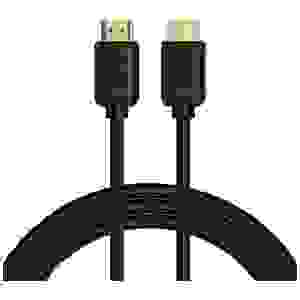 Baseus Video Cable High definition Series HDMI To HDMI 4K 60 Hz, 3D HDR, 18 Gbps, 2m Black (CAKGQ-B01) - Image 2
