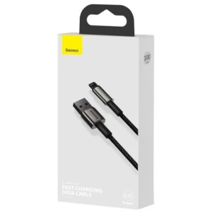 Baseus Lightning Tungsten series cable 2.4A, 1m Black (CALWJ-01)