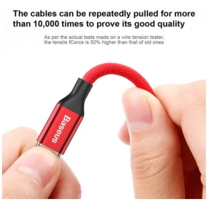 Baseus Lightning Yiven Apple Cable 2A 1.8m Red (CALYW-A09) - Image 3