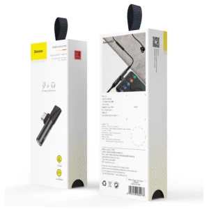 Baseus Converter L41 Type-C (input) for Type-C + 3.5 mm connector Black (CATL41-01)