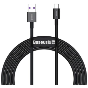 Baseus Type-C Superior series fast charging data cable 66W (11V/6A) 2m Black (CATYS-A01) - Image 3