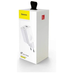 Baseus Travel Charger Quick Charger White EU (CCALL-BX02)