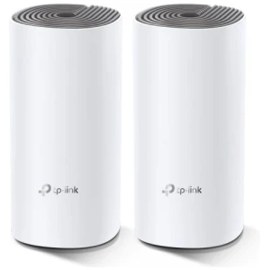 TP-LINK Router Deco E4 (2pcs) AC1200 Wireless 802.11ac/1167Mbps LAN/WAN White EU