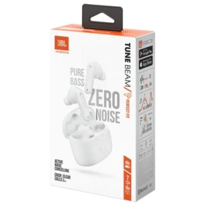 JBL Tune Beam TWS Bluetooth Wireless In-Ear Earbuds White EU