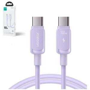 Joyroom Type-C - Type-C Cable Multi-Color Series A14, 480mb/s, 100W, 1.2m, Purple (S-CC100A141P)