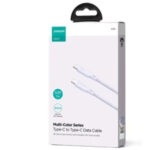 Joyroom USB - Lightning Cable Multi-Color Series A14, 480mb/s, 60W, 1m, Purple (SA34-CC3)