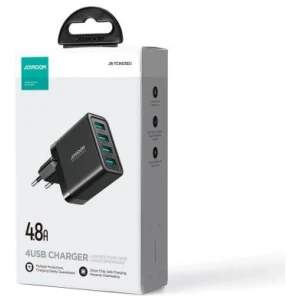 Joyroom Travel Charger U+U+U+U, PD 24W, Black (JR-TCN03)