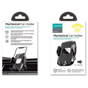 Joyroom Car Mount Clamp Holder (Air Outlet Version) 4.7-6.9 inch, Black (JR-ZS259)