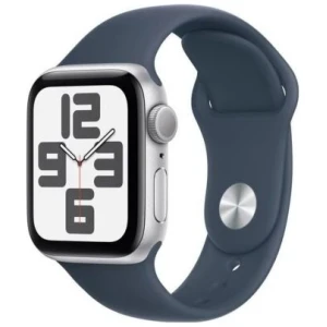 Apple Watch Series 10 GPS 46mm Silver Alu Case, Denim Sport Band M/L EU MWWM3