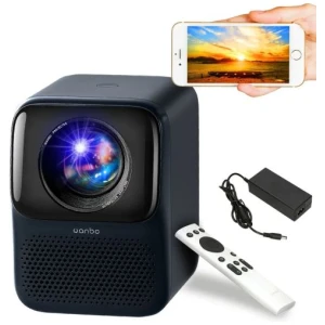 Wanbo Projector T2 Max (New) Portable Full HD 1080p with Android System Blue EU - Image 2