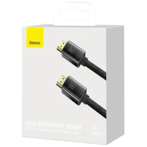 Baseus Video Cable High Definition Series HDMI2.1, HDMI 8K, 2.0 4K, 60 Hz, 1m, Black (WKGQ000001)
