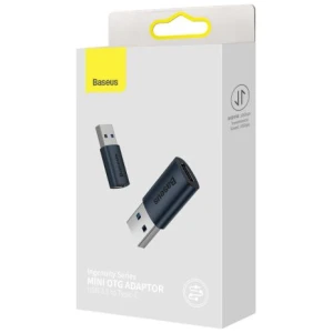 Baseus Converter Ingenuity Series Mini OTG Adaptor USB-A 3.1 Male to Type-C Female Blue (ZJJQ000103)