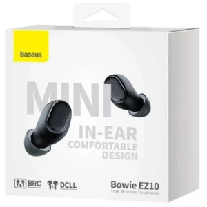 Baseus Earphone Bluetooth Bowie EZ10 BT 5.3, TWS, Black EU (A00054300116-Z1)