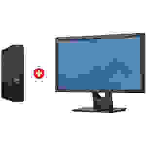 DELL PC OptiPlex 3050 Micro, Refurbished Grade A Repainted, i5-7500T, 8/256GB M.2, με οθόνη E2016H GB, με βάση