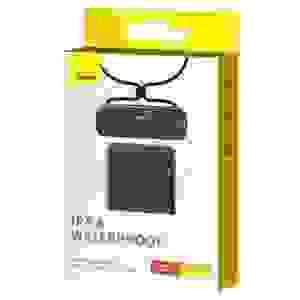 Baseus AquaGlide Universal Waterproof Case IPX8 up to 7.2 inch Phone, Black/ Transparent (BS-PC029)