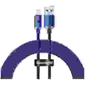Baseus Lightning Crystal Shine Cable Series Fast Charging Data Cable 2.4A 2m Blue (CAJY000103) - Image 3