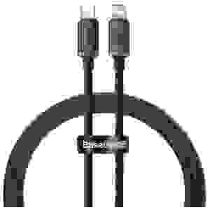 Baseus Type-C - Lightning cable, Crystal Shine Series Fast Charging Data Cable 20W 1.2m Black (CAJY000201) - Image 3