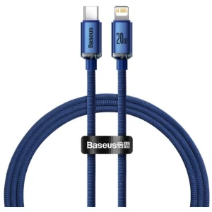 Baseus Type-C - Lightning cable, Crystal Shine Series Fast Charging Data Cable 20W 1.2m Blue (CAJY000203) - Image 3