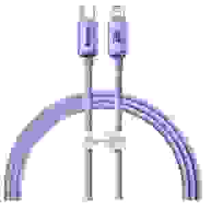Baseus Type-C - Lightning cable, Crystal Shine Series Fast Charging Data Cable 20W 1.2m Purple (CAJY000205) - Image 3