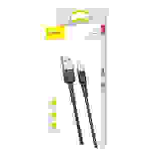 Baseus Lightning Cafule Cable 1.5A 2m Gold + Black (CALKLF-CV1)