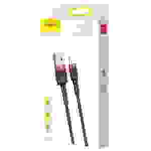 Baseus Lightning Cafule Cable 2A, 3m Red/Black (CALKLF-R91)