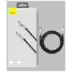 Baseus Type-C - Type-C Cable Cafule Series Metal Fast charge/data 100W (20V/5A) 1m Black (CATJK-C01) - Image 3
