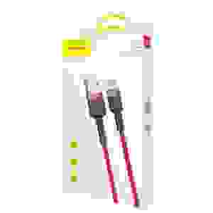 Baseus Type-C Cafule cable 3A 1m Red + Red (CATKLF-B09) - Image 2