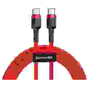 Baseus Type-C Cafule PD2.0 60W flash charging Cable (20V 3A) 2m Red (CATKLF-H09) - Image 3