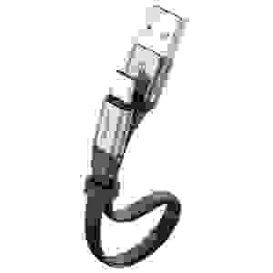 Baseus Type-C Simple HW Quick Charge Charging Data Cable 40W 5A 23cm Gray (CATMBJ-BG1) - Image 3