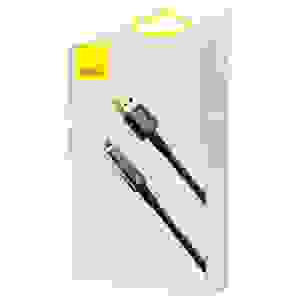 Baseus Lightning Explorer Series Auto Power-Off Fast Charging Data Cable 2.4A, 1m Black (CATS000401) - Image 2