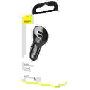 Baseus Car Charger Digital Display Dual USB 4.8A 24W Gray (CCBX-0G) - Image 2