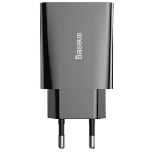Baseus Travel Charger Speed Mini 1C Quick Charger 20W EU Black (CCFS-SN01) - Image 3