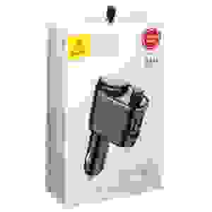 Baseus Car Charger Bluetooth FM Transmitter S-06, BT. 4.2, USB-A, Black (CCHC000001) - Image 2