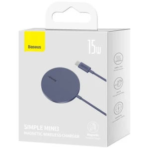 Baseus Wireless Charger Magnetic Simple Mini3, 15W, Purple (CCJJ040205)