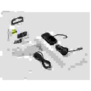 Baseus Car Charger Bluetooth Fm Transmitter T-typed S-16 with display 2xUSB MicroSD Black (CCMT000201)