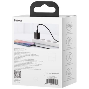 Baseus Travel Charger Super Si 1C Quick Charger PD 30W EU Black (CCSUP-J01) - Image 3