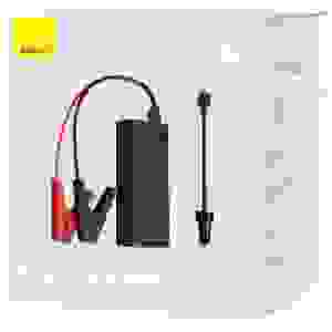 Baseus Car Power Inverter IGBT 300W/ 220V (C+U + Dual EU plug) with 12V clamp cables (0.40m) and Cigarette Lighter Socket Cable (0.60m), Black (CGNB010101) - Image 2