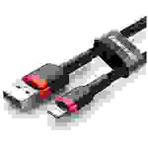 Baseus Lightning Cafule Cable 1.5A 2m Red + Black (CALKLF-C19)