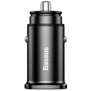Baseus Car Charger Square metal A + A 30W Dual QC3.0 (SCP.AFC) Black (CCALL-DS01) - Image 3