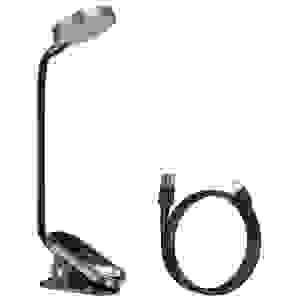 Baseus Home Comfort Reading Mini Clip Lamp + charing cable, 400 mAh, 4000K, 3W Dark Gray (DGRAD-0G) - Image 3