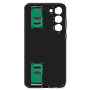 Samsung Galaxy S23 Plus Silicone Case Gripped with Back Strap Black (EF-GS916TBEGWW) - Image 3