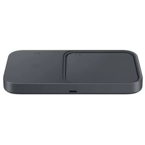Samsung Wireless Charger Duo Pad 2-in-1, 15W EP-P5400 with Travel charger (25W) + USB cable, Black (EP-P5400TBEGEU)