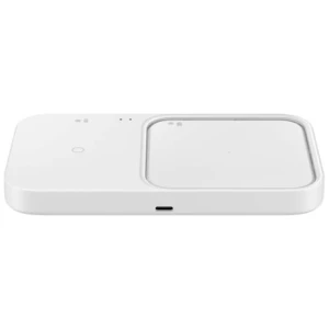 Samsung Wireless Charger Duo Pad 2-in-1, 15W EP-P5400 with Travel charger (25W) + USB cable, White (EP-P5400TWEGEU) - Image 3