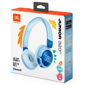 JBL JR320BT Bluetooth Wireless On-Ear Headphones for Kids Blue EU - Image 2