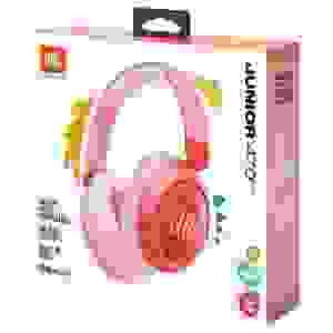 JBL JR470NC Bluetooth Wireless On-Ear Headphones for Kids Pink EU - Image 2