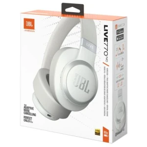 JBL LIVE 770NC Bluetooth Wireless On-Ear Headphones White EU