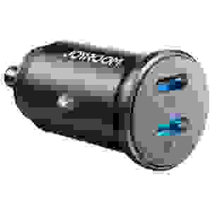 Joyroom Car Charger Mini, C+C, 30W, Black (JR-CCN06) - Image 3