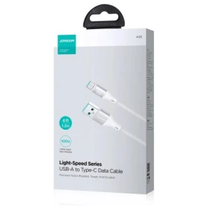Joyroom Light-Speed Series Cable USB - Type-C, 100W, 2m, White (S-A25) - Image 2